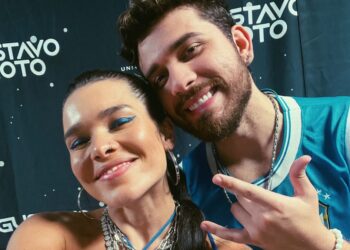 Lary canta Marília Mendonça com Gustavo Mioto em show no Rio de Janeiro