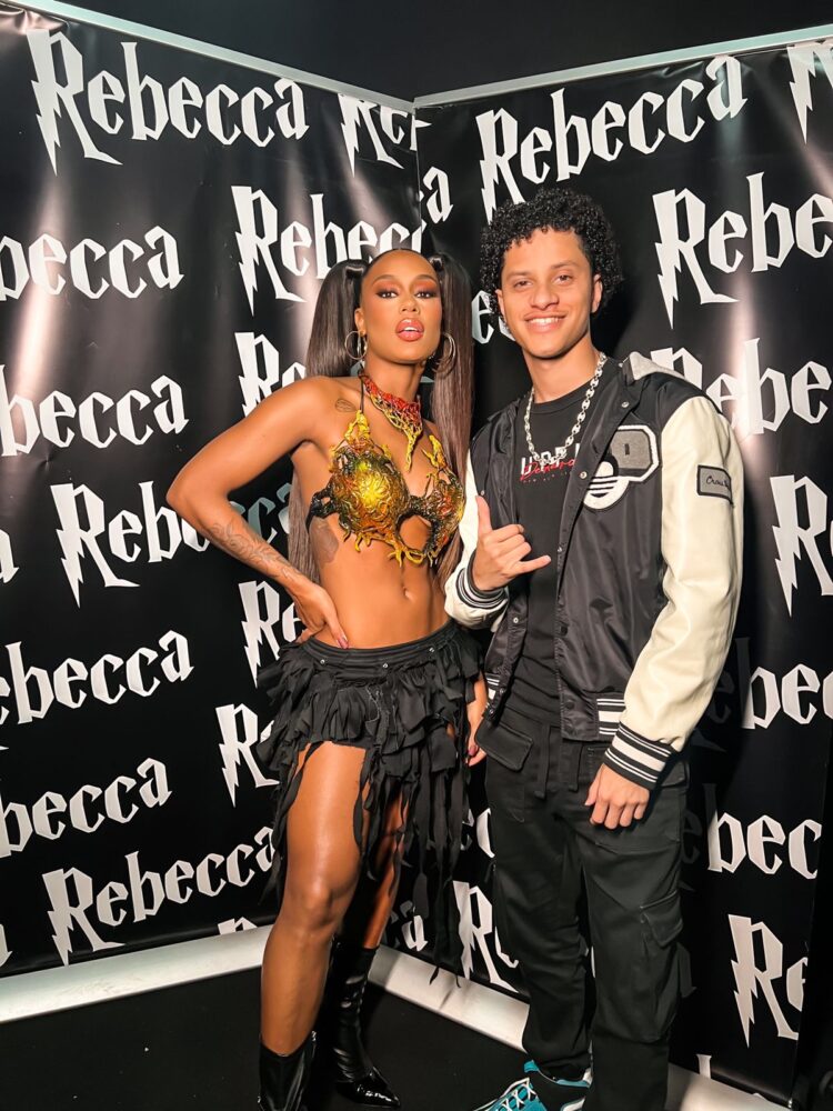 DJ Gabriel do Borel e Rebecca esquentam noite de funk no carnaval carioca