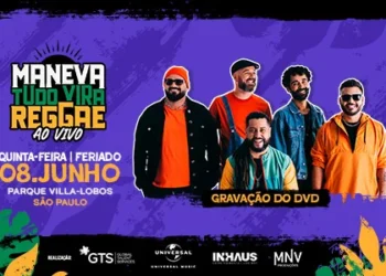 MANEVA grava o tributo “Tudo Vira Reggae Ao Vivo” em São Paulo