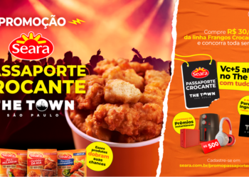 Promoção ‘Passaporte Crocante’ da Seara leva consumidores para a primeira edição do The Town 2023 