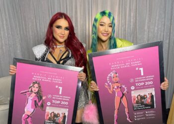 Dulce María recebe reconhecimento por música com Rebecca e Mc Danny