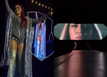 Dulce María homenageia Marília Mendonça em último show no Brasil