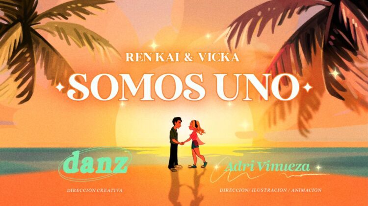 Vicka e Ren Kai viram desenho animado no clipe de “Somos Uno”, união entre a música brasileira e do Equador