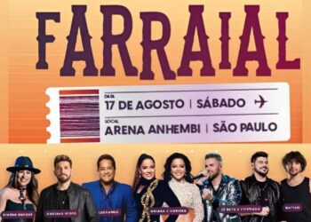 Farraial terá shows de Maiara & Maraísa, Simone Mendes, Zé Neto & Cristiano, Leonardo, Gustavo Mioto, Nattan, Vítor Fernandes e Pedro Sampaio no dia 17 de agosto