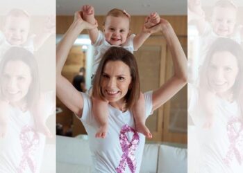 Mulher foi diagnosticada com câncer de mama na gravidez e conta como passou por esse processo no tratamento de superação