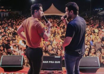 Edy Britto e Samuel em Nova Xavantina-MT: Celebrando a Música Sertaneja