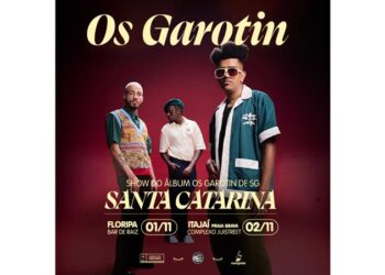 Os Garotin anuncia dois shows do novo álbum em Santa Catarina