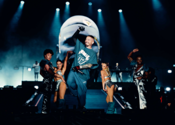 O cantor J Balvin em show no The Town